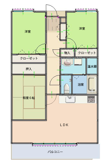 熊本市東区長嶺東2丁目14番60号405 売マンション